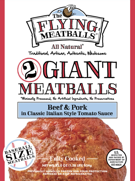 Giant Beef & Pork Meatballs